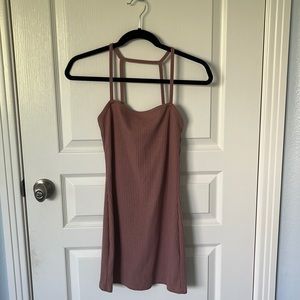 LOTTIE MOSS NWOT MAUVE MINI DRESS